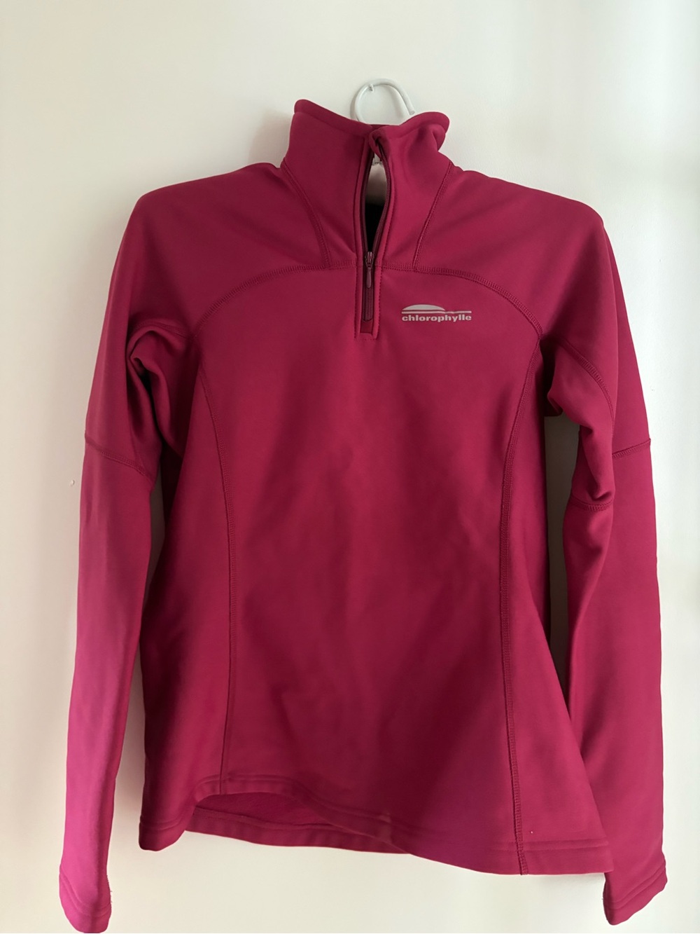 Chlorophylle Women's Fuchsia Quarter-Zip Performance Pullover